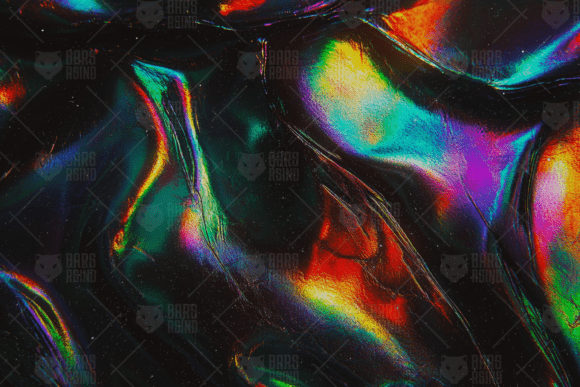 Abstract Rainbow Rippled Background: A Dynamic Design Asset