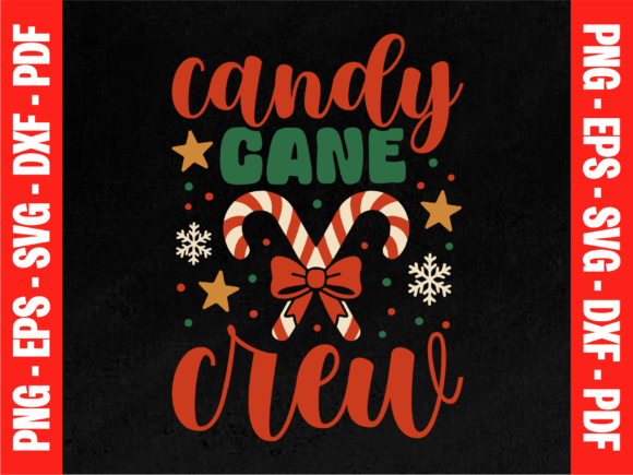 Candy Cane Crew SVG: Spread Holiday Cheer with Custom Designs