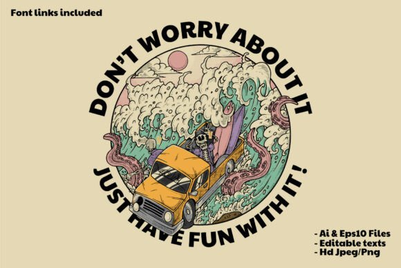 Skull Surfer Riding with Pickup Truck: A Bold Identity for Modern Brands
